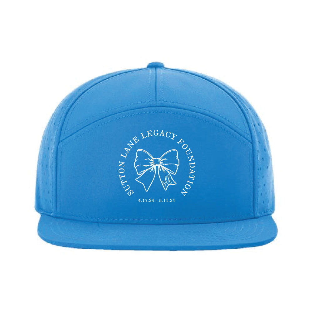 SLLF Blue + Screen-print Logo Hat