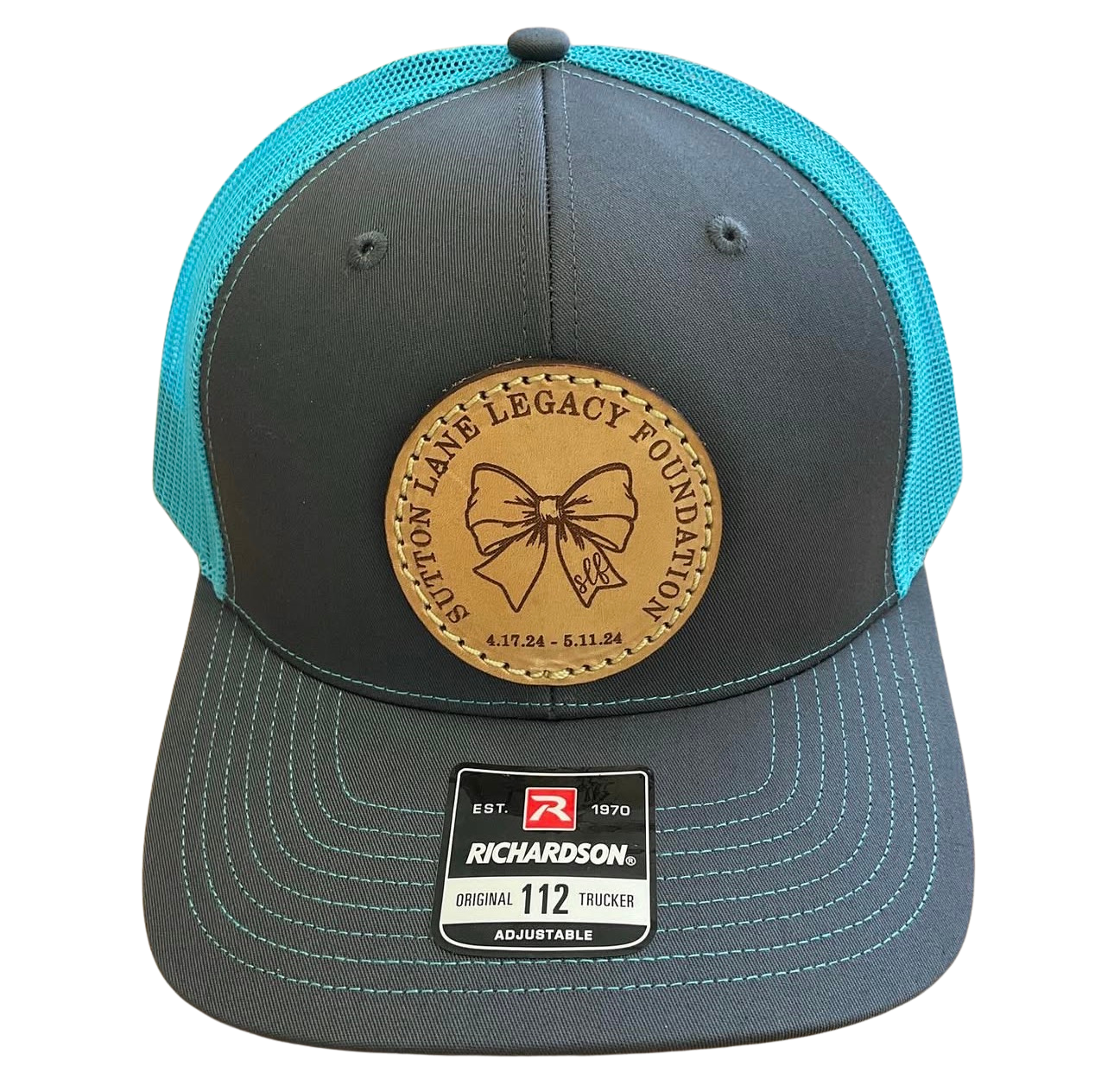 SLLF Charcoal/Blue + Patch Logo Hat