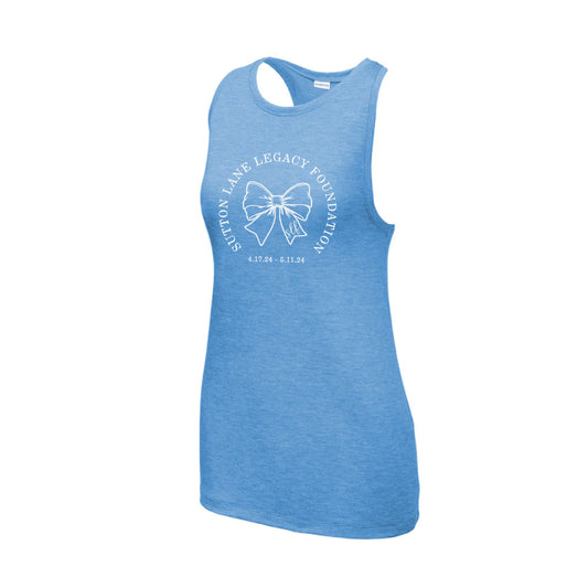 SLLF Blue Women's Racerback Tank