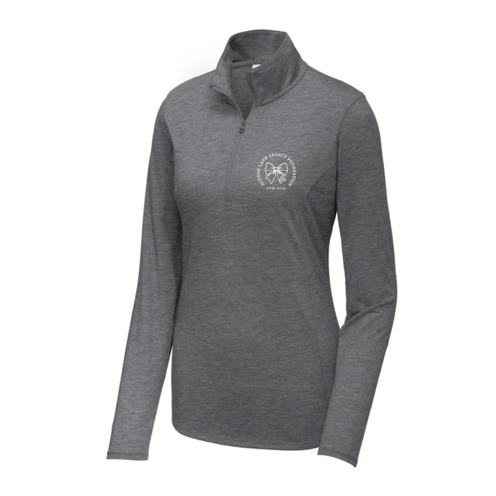SLLF Grey Women's Sport-Tek 1/4 Zip Pullover