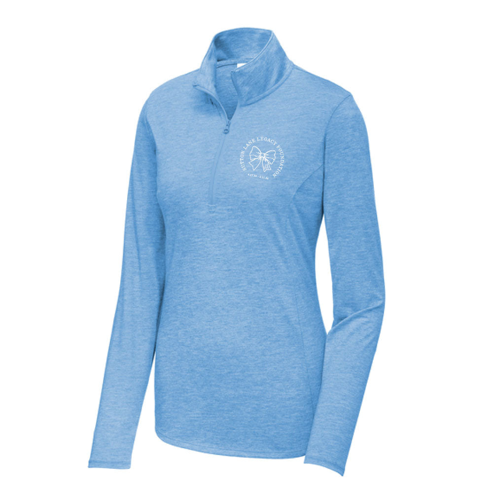SLLF Blue Women's Sport-Tek 1/4 Zip Pullover