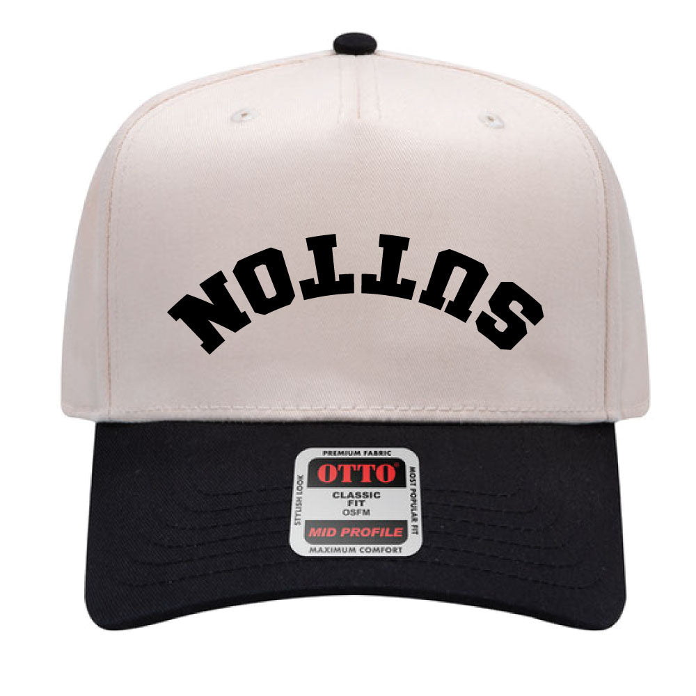 Upside Down SUTTON Black/Natural Hat