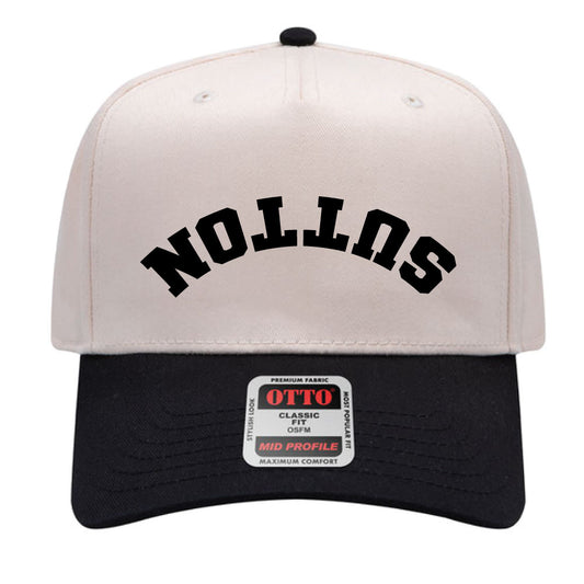 Upside Down SUTTON Black/Natural Hat